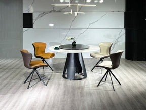 Sintered Stone Dining Table with Lazy Susan DT#675
