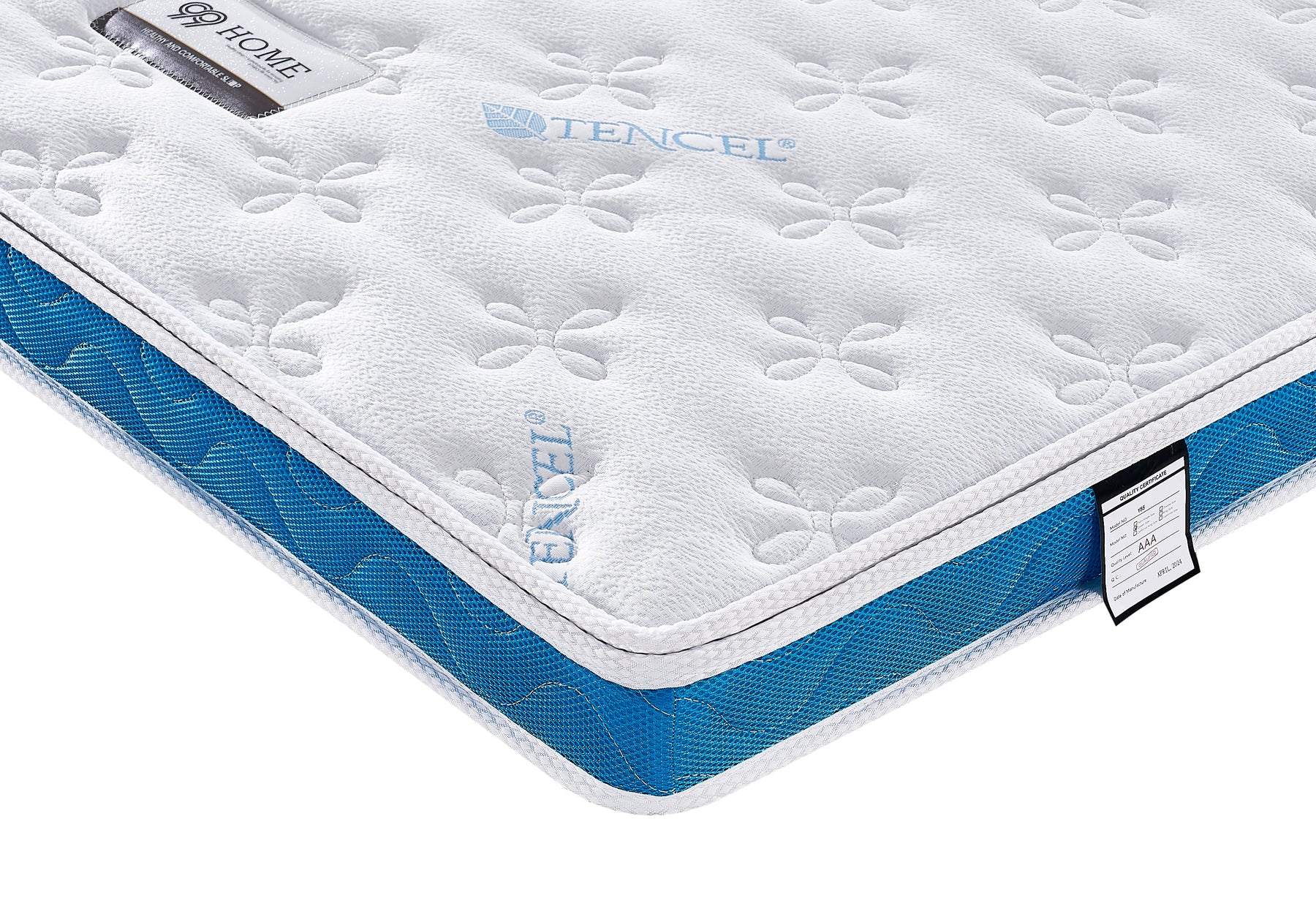 Y85 Tencel Fabric with Jute Fibre Mattress