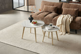 Light Luxury Sintered Stone Nesting Round Coffee Table - CL-CT27