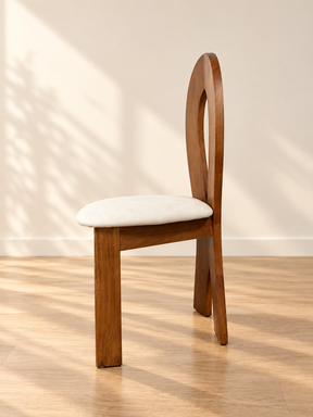 Y222 Cream Fabric Dining Chair