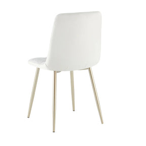 Light White Fabric Dining Chair - CL-DC17