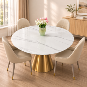 #685 Round Sintered Stone Dining Table