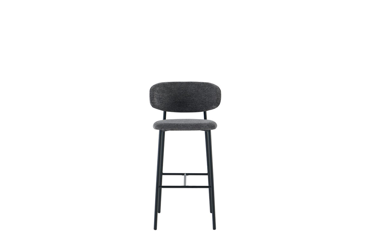Dark Grey Fabric Bar Stool - CL-45L