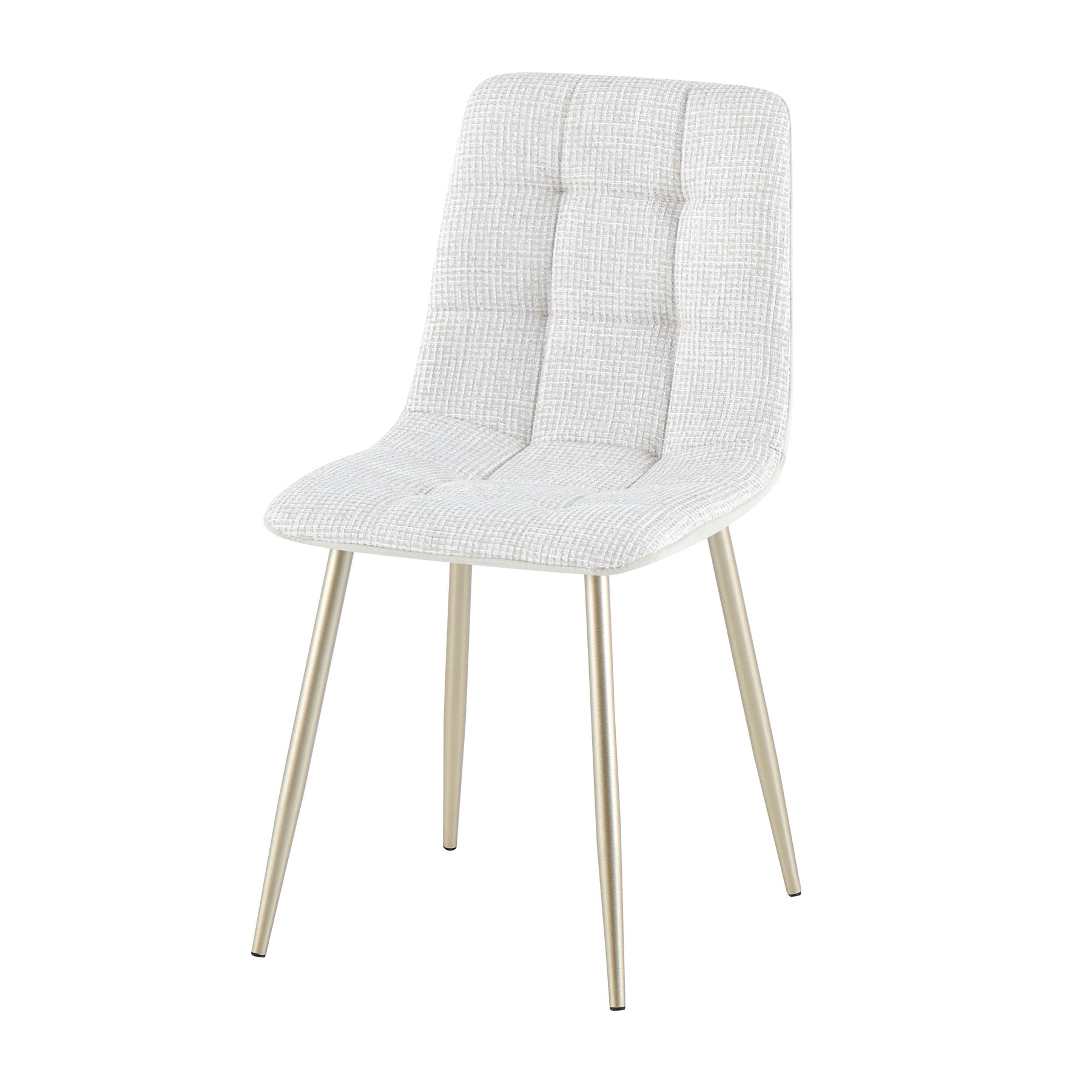 Light White Fabric Dining Chair - CL-DC17