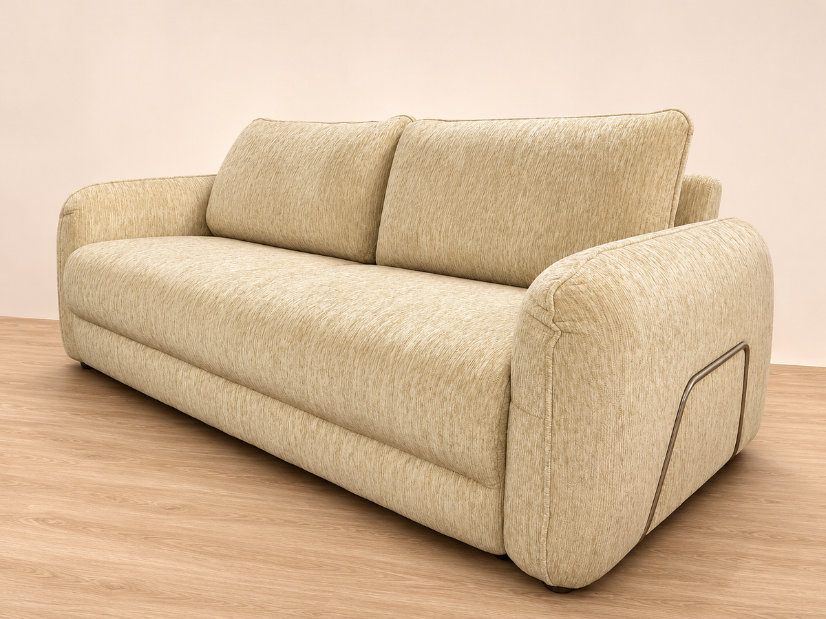 H-382 3-Seater Fabric Sofa