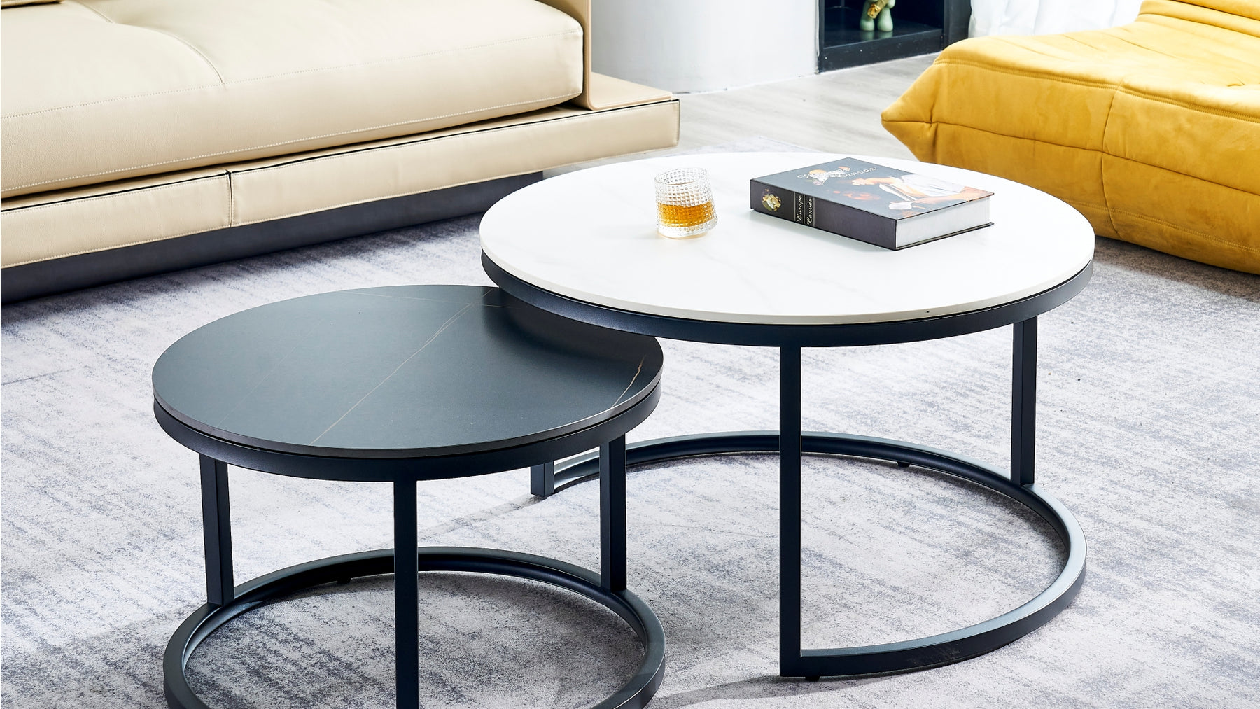 FS-E813 Black Sand Coffee Table