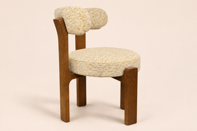 #Y9902 Dining Chair – Green & Beige Fabric