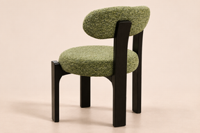 #Y9902 Dining Chair – Green & Beige Fabric