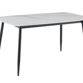 White Slate-Effect Dining Table - CL-DT01-150
