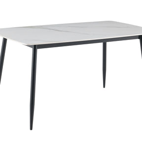 White Slate-Effect Dining Table - CL-DT01-150