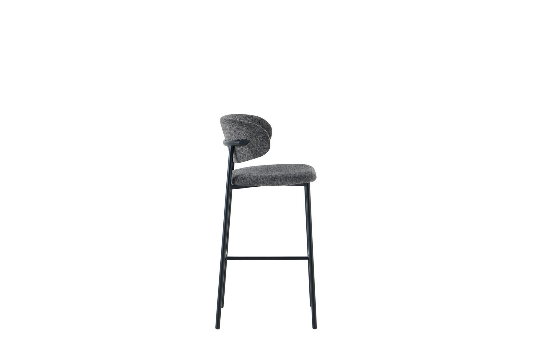 Dark Grey Fabric Bar Stool - CL-45L