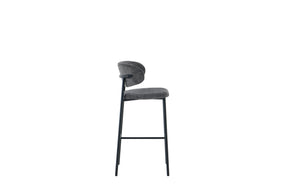 Dark Grey Fabric Bar Stool - CL-45L