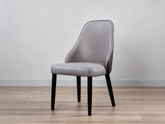 Light Grey Leather Dining Chair - YH918