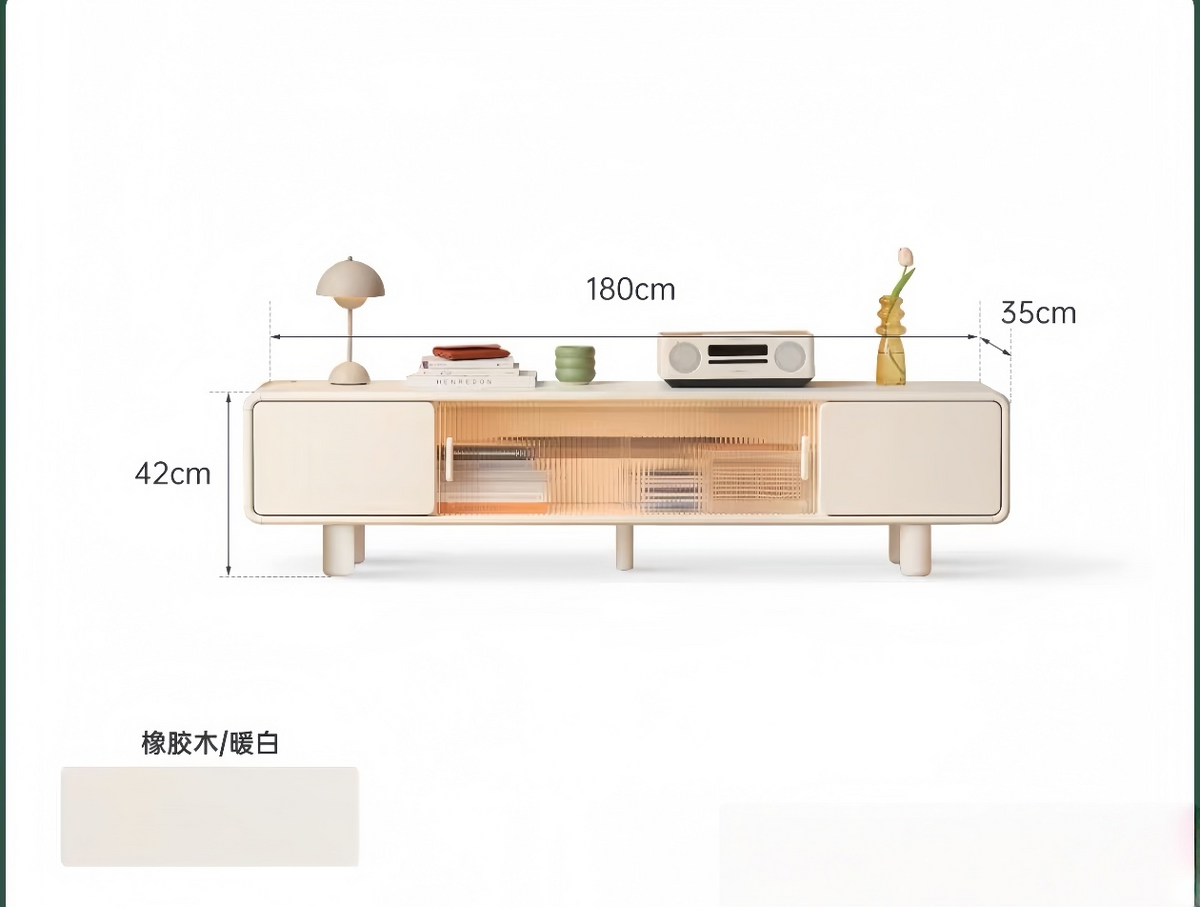 Creamy style TV cabinet  YS-061301-180/200/220   pre-sale items