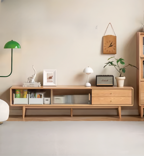 Glass Sliding Door TV Cabinet  YS-033103