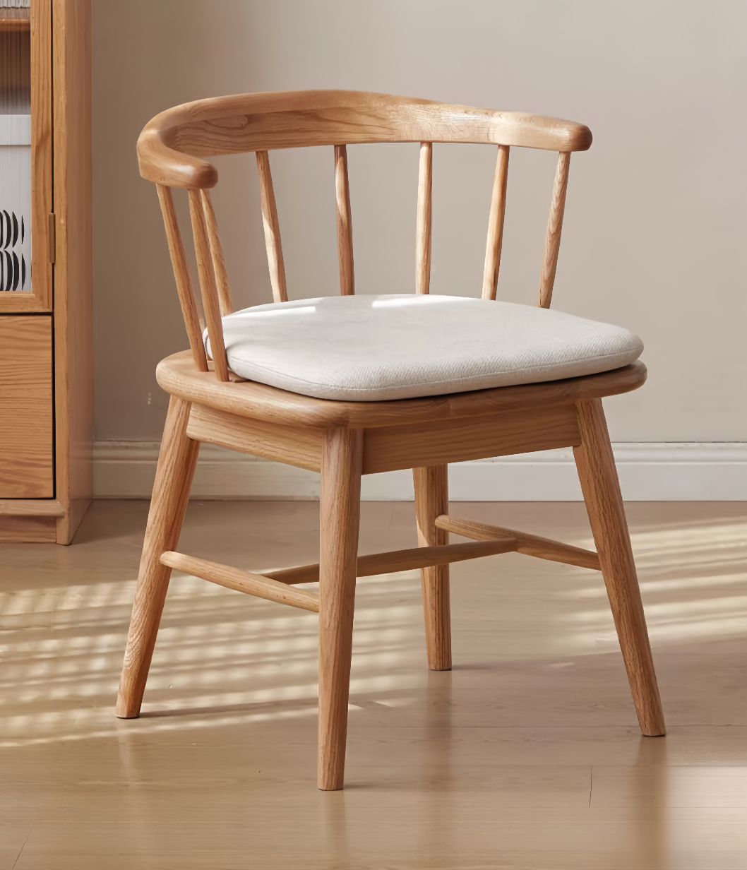 oak swivel upholstered back chair YS-051610