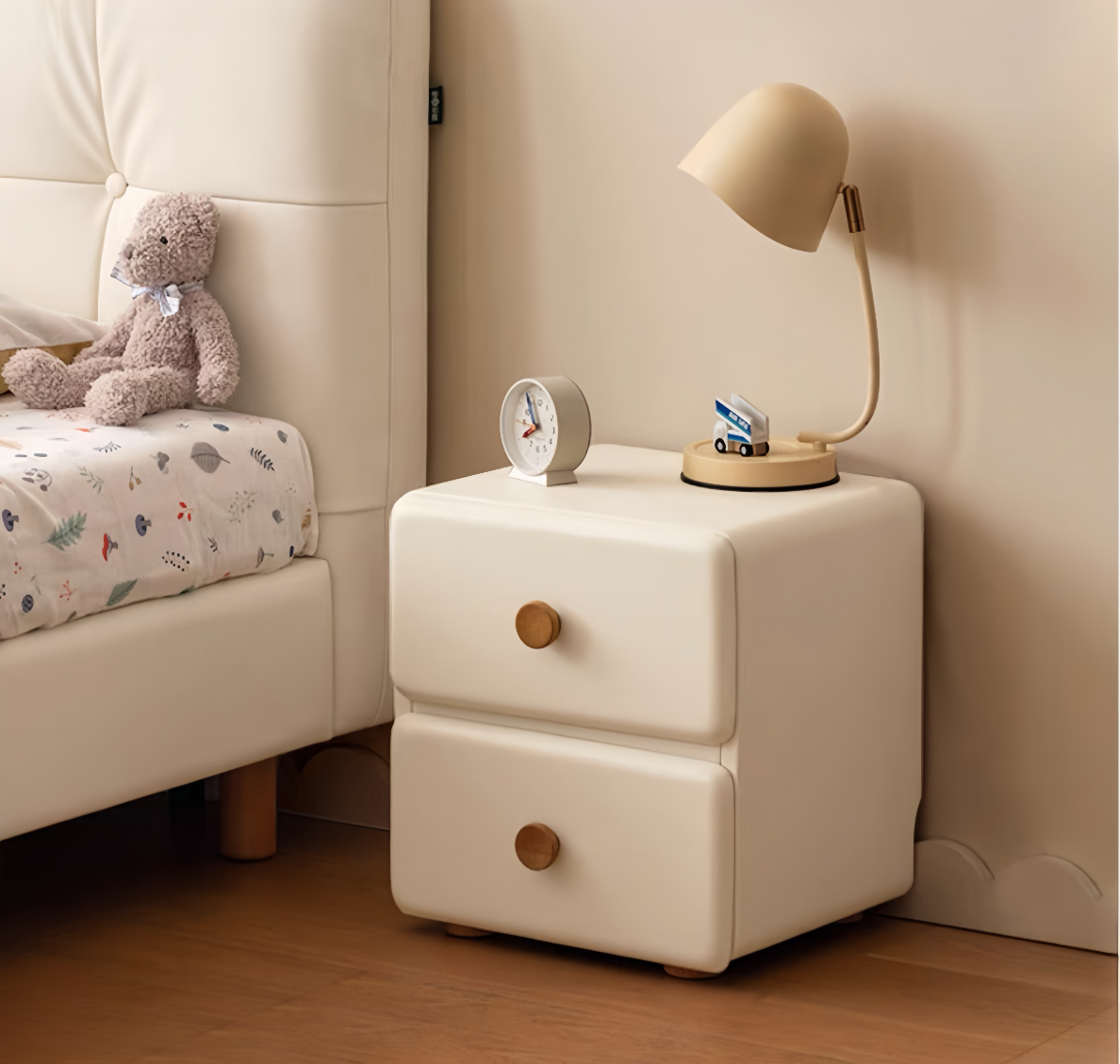 cream-style children's bedside table YS-051908