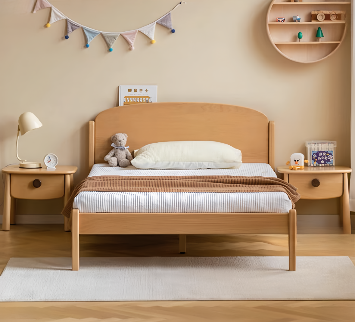 solid wood children's bed YS-051608