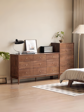 Nordic solid wood nine-drawer cabinet FS-YS061160