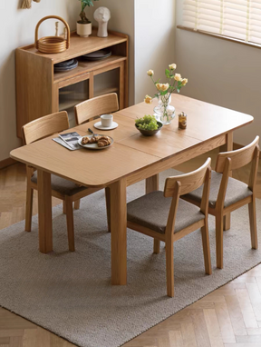 Solid wood extendable dining table FS-YS061164