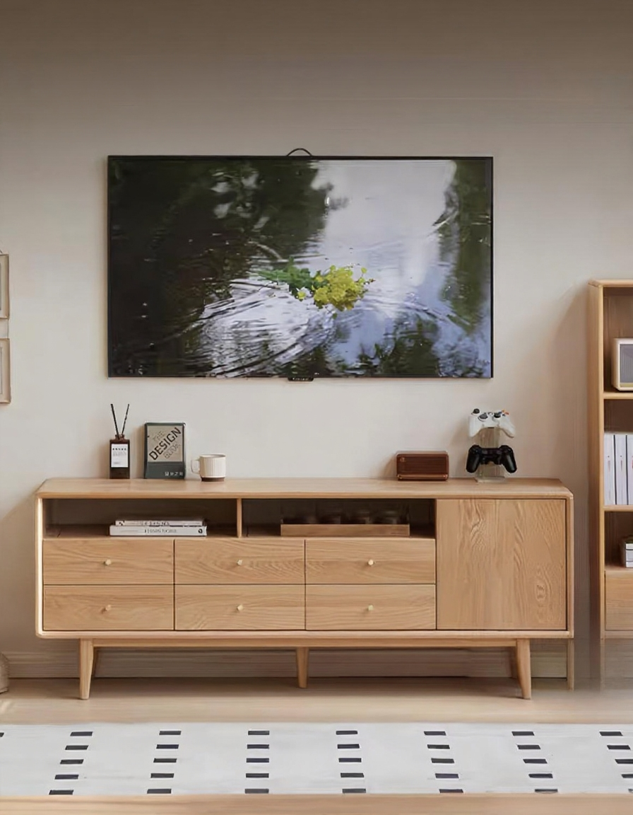 solid wood TV cabinet for both living room and bedroom FS-YS061172