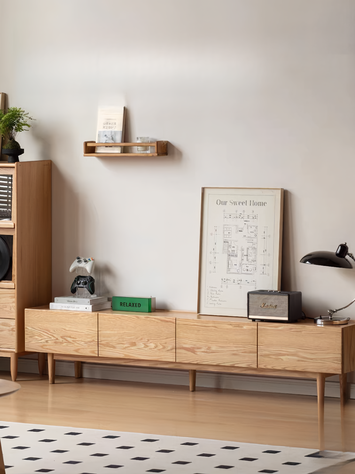 solid wood TV cabinet FS-YS070208