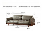 Green Leather Sofa  YS033101-219/YS070216-268