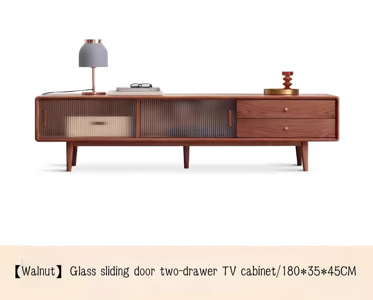 Glass Sliding Door TV Cabinet  YS-033103