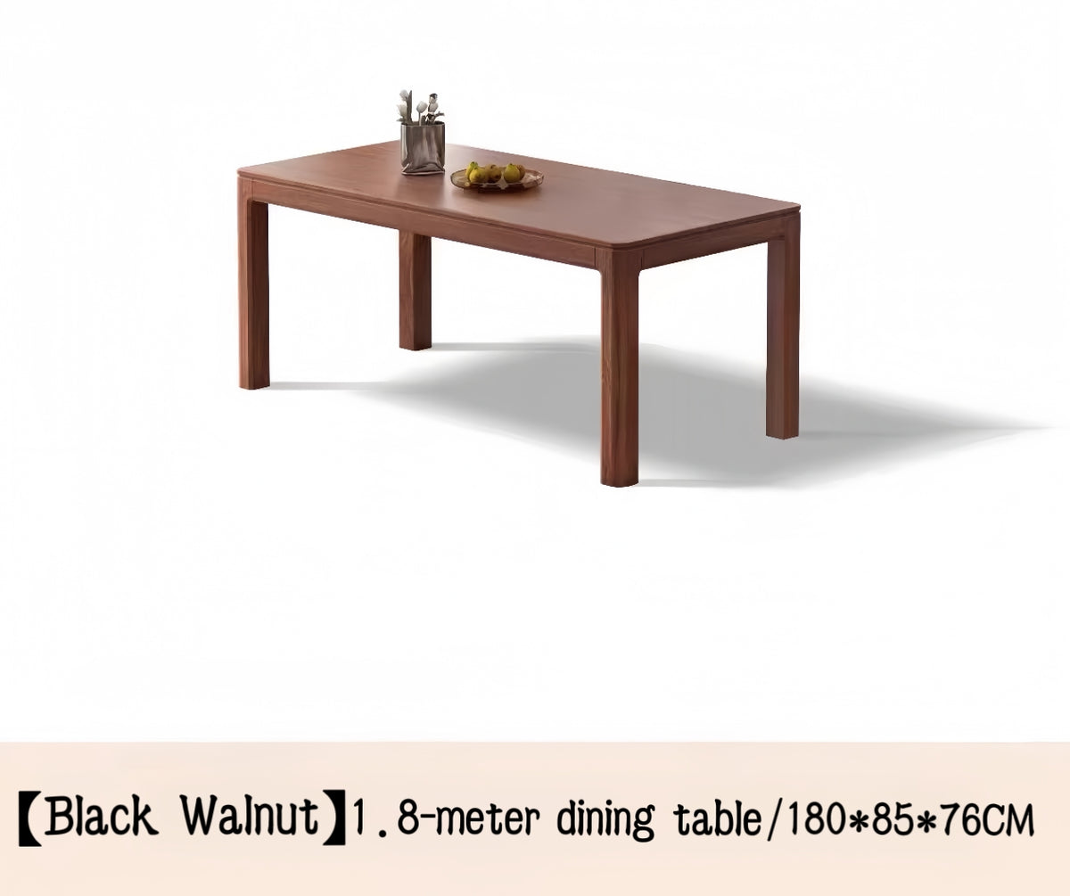 Solid Wood Dining Table - North American Black Walnut Slab Table YS-033104