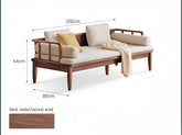 New Chinese-style North American Black Walnut Dual-purpose Sofa for Winter and Summer YS-051602