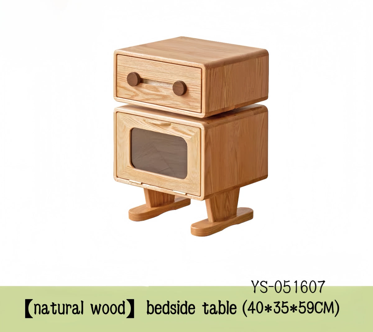 solid wood bedside table YS-051607