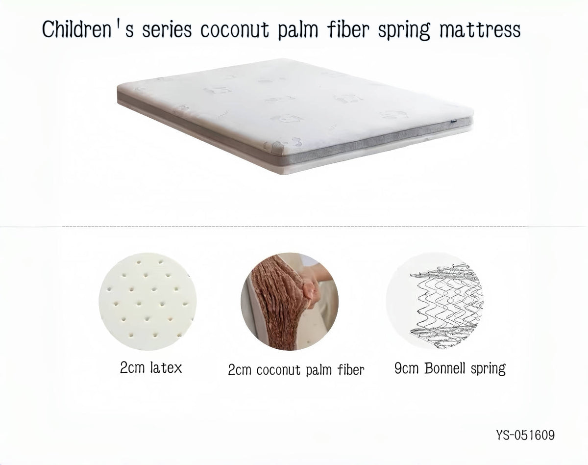 Children's series coconut palm fiber spring mattress YS-051609