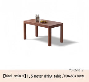 Solid North American Black Walnut Dining Table  YS-051612