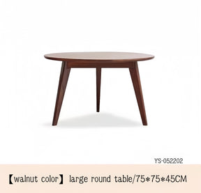 large and small combination solid wood round coffee table YS-052202/052203