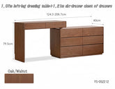 Solid wood chest of drawers with telescopic dressing table YS-052212