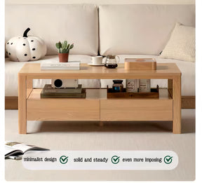 Solid wood oak coffee tabl YS-061152