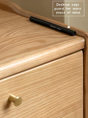 Solid wood dressing table and makeup mirror set FS-YS061159