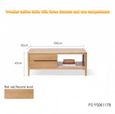 Oak coffee table in natural wood color FS-YS061178
