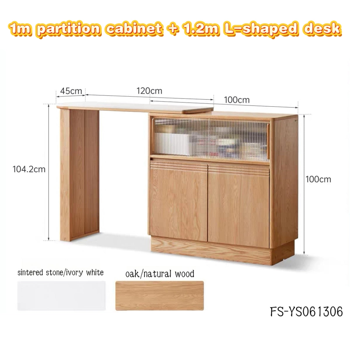 solid wood retractable bar dining table FS-YS06136