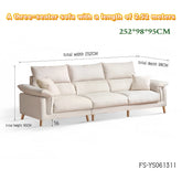 fabric three-seater sofa FS-YS061311