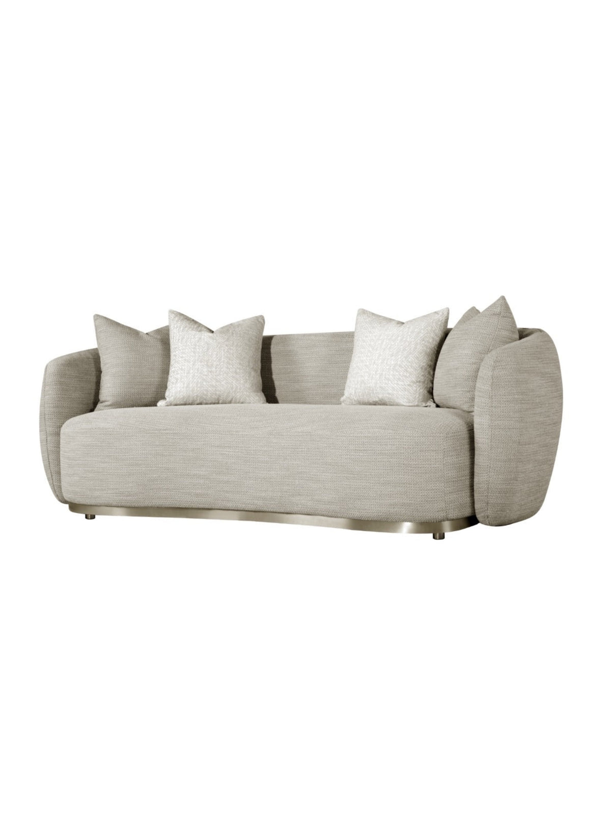 Beige Fabric 3 Seater Sofa FS-CL8025