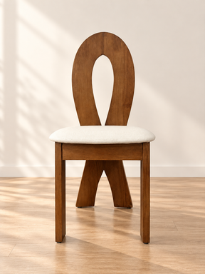 Y222 Cream Fabric Dining Chair