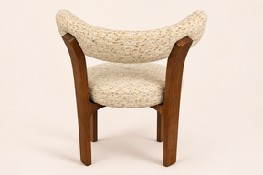 #Y9902 Dining Chair – Green & Beige Fabric