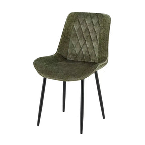 Olive Green Velvet Dining Chair - CL-DC06