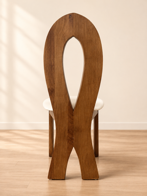 Y222 Cream Fabric Dining Chair