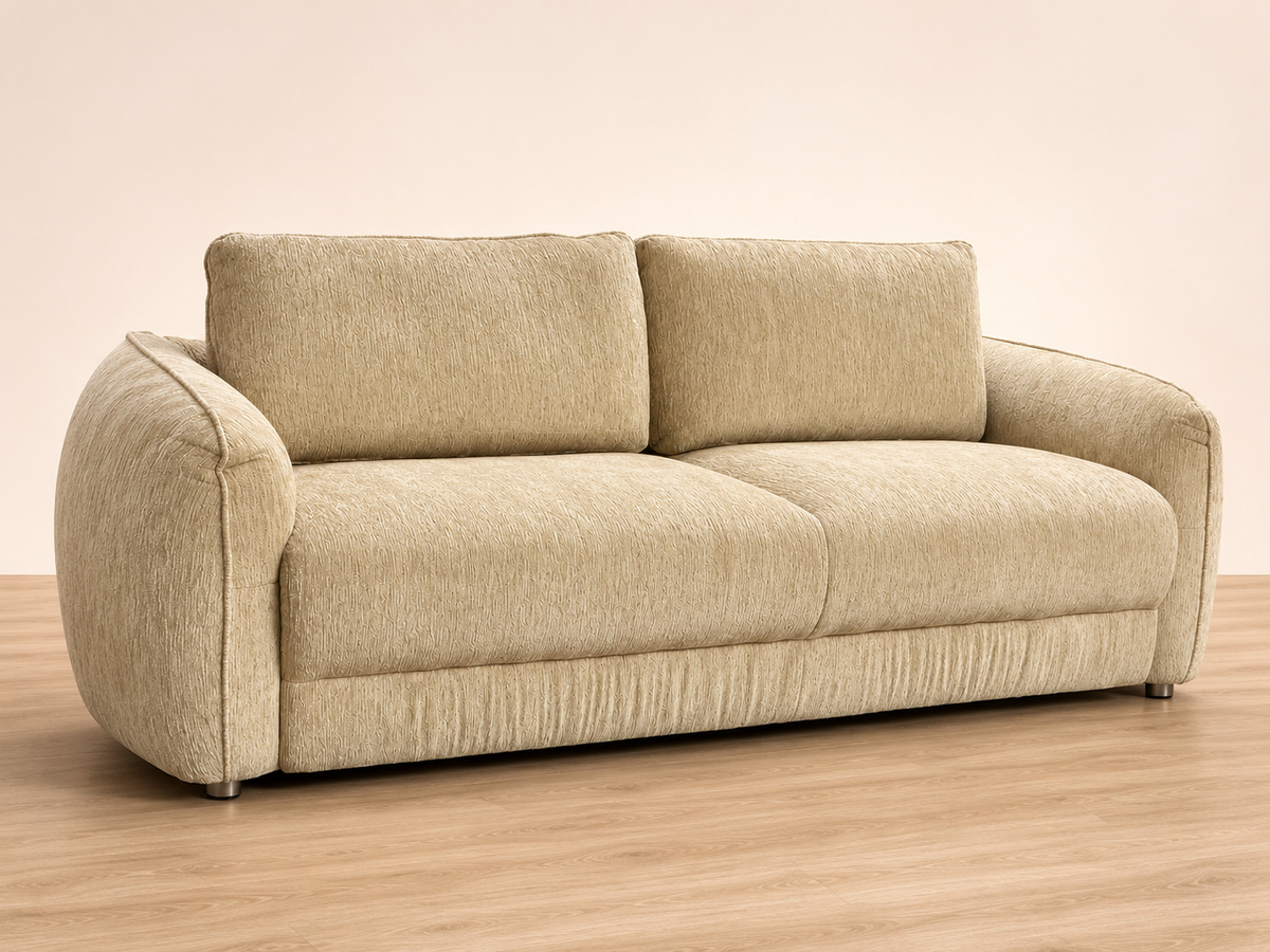 H-382 3-Seater Fabric Sofa