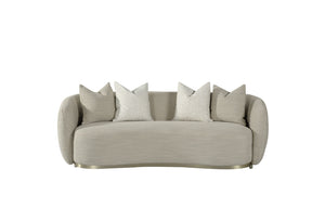 Beige Fabric 3 Seater Sofa FS-CL8025