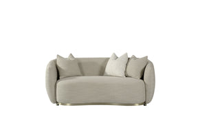 Beige Fabric 3 Seater Sofa FS-CL8025