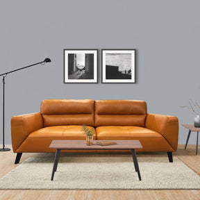 SONOMA 3 Seater Lounge Sofa | Tangerine Fabric